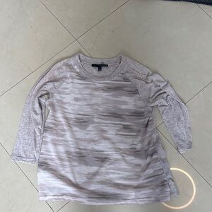 Gray Patterned Women's Top